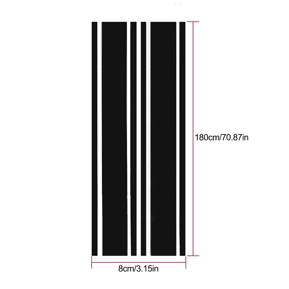 Car Sticker Body Vinyl Racing Stripe