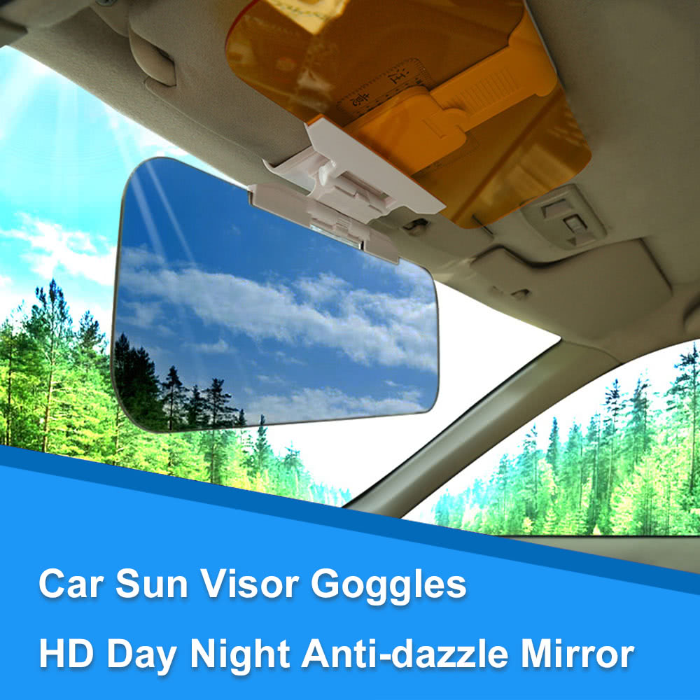 Car Sun Visor Goggles HD Day Night Anti-dazzle Mirror