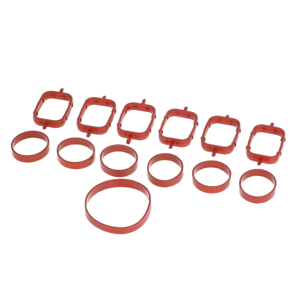 6 PCS Intake Manifold Gaskets Inlet Repair Kit for BMW 320d 330d 520d 525d 530d 730d