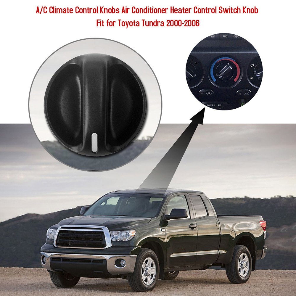 A/C Climate Control Knobs Air Conditioner Heater Control Switch Knob Fit for Toyota Tundra