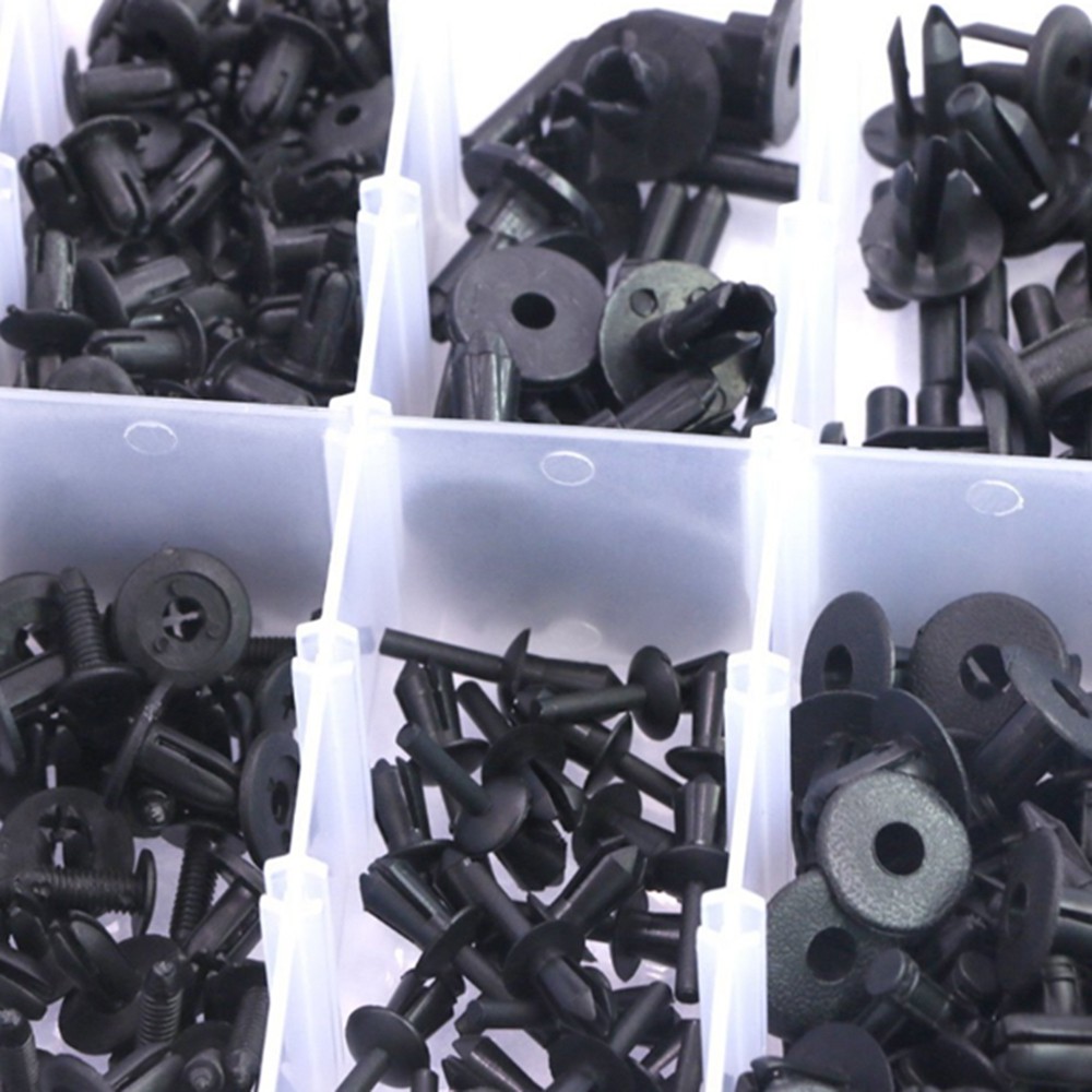 350PCS Auto Fastener Kit Car Universal Plastic Nylon Fixing Clip Rivet for BMW/Mazda/Volkswagen/Benz Door Panels Retainer Fender Liner