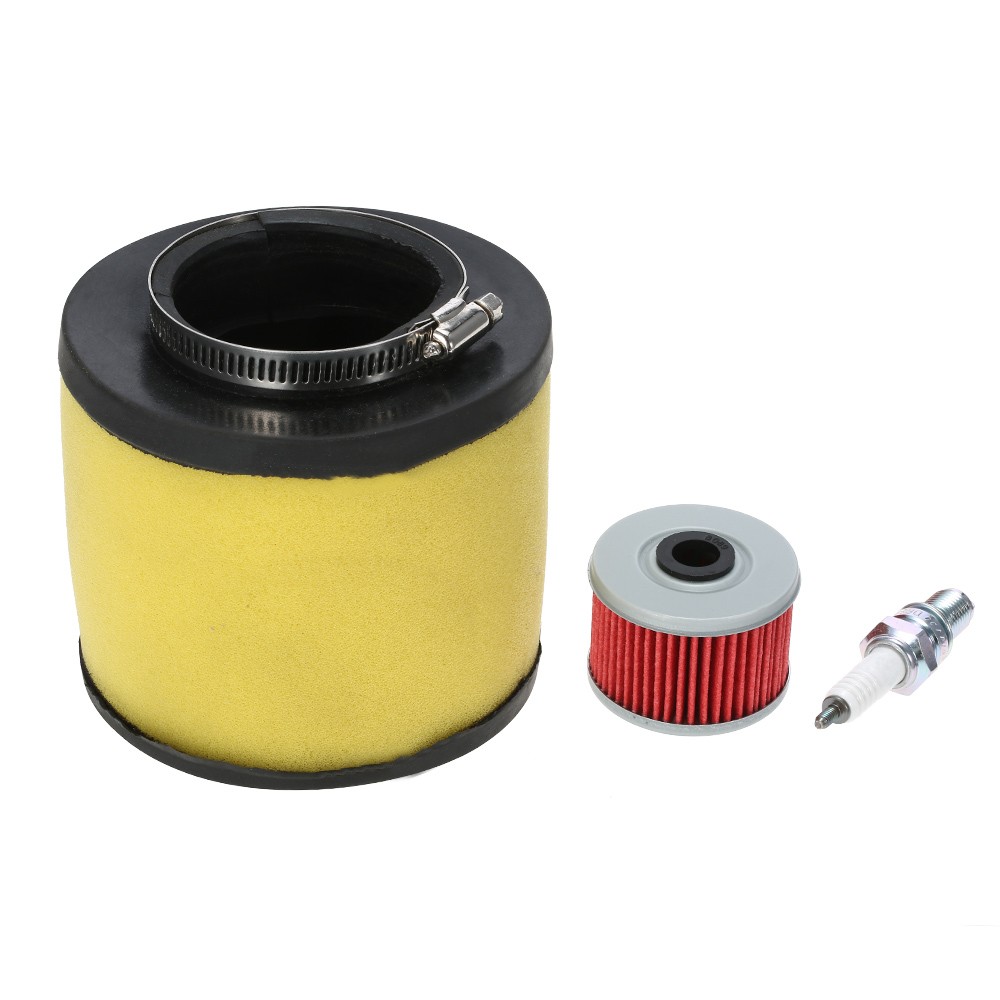 NEW Air Filter  Oil Filter &Spark Plug for Honda Rancher 350  Foreman 400  450