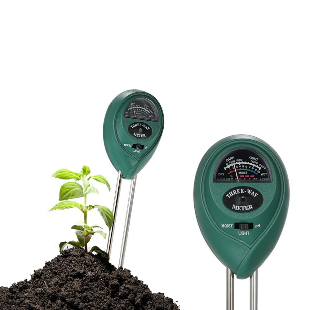 3-in-1 Multifunctional Soil Tester Moisture Meter PH Meter PH Moisture Sunlight Intensity PH Tester