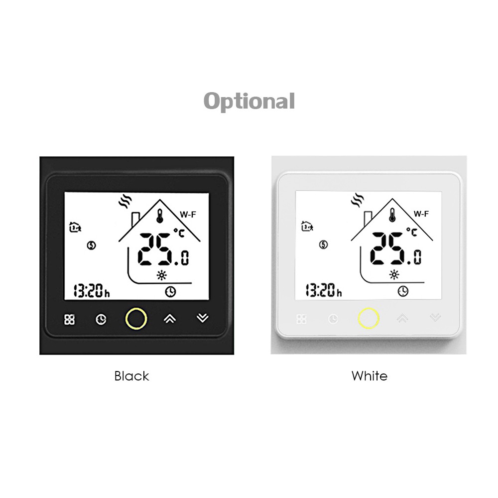 Wi-Fi Smart Thermostat Temperature Controller APP Control 5A Compatible with Alexa/ Google Home Water/ Gas Boiler Thermostats for Home