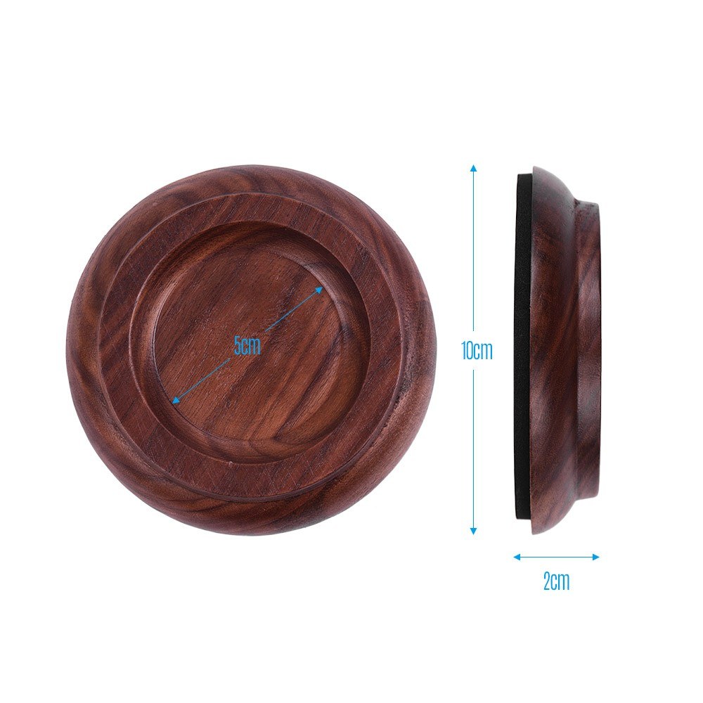 4pcs/Set Upright Piano Caster Cups Coaster Solid Wood with Anti-slip EVA Pad