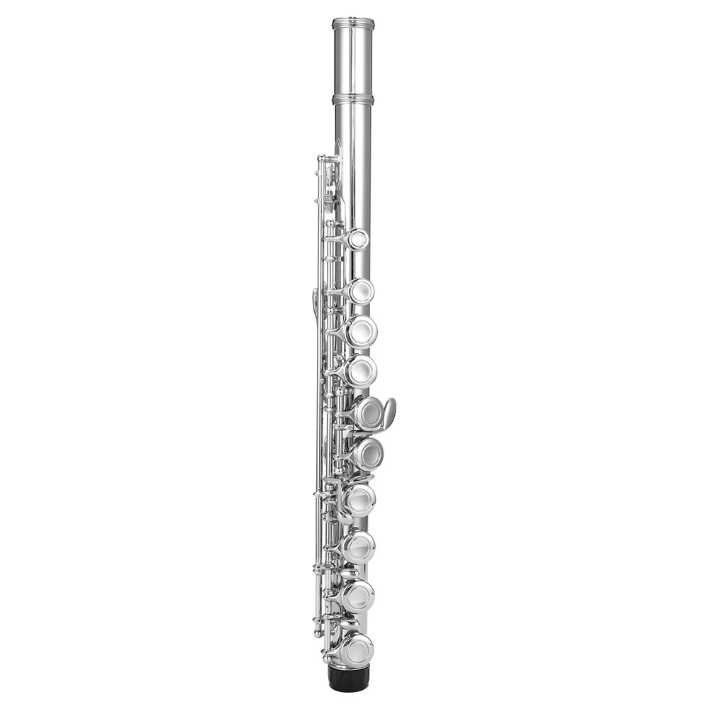 16 Holes C Key Flute Nickel Plating Flutes for Beginner Band Performance Grading Test Woodwind Instrument