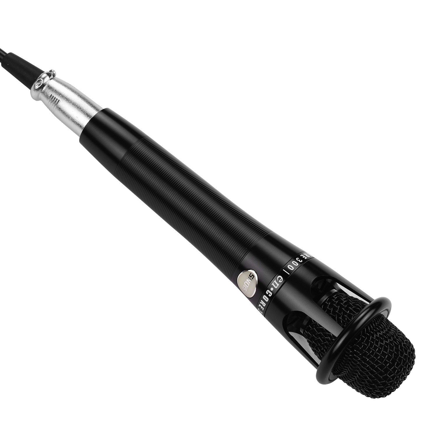 Cardioid Condenser Vocal Microphone Metal Structure 3-pin XLR to 3.5mm TRS for Karaok Singing Stage Live Streaming Podcast