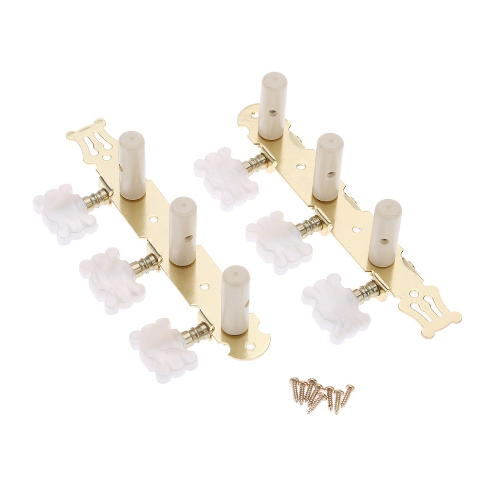  AFD-019CP 1 Pair Classic Guitar String 3+3 Tuning Pegs Tuners Machine Heads