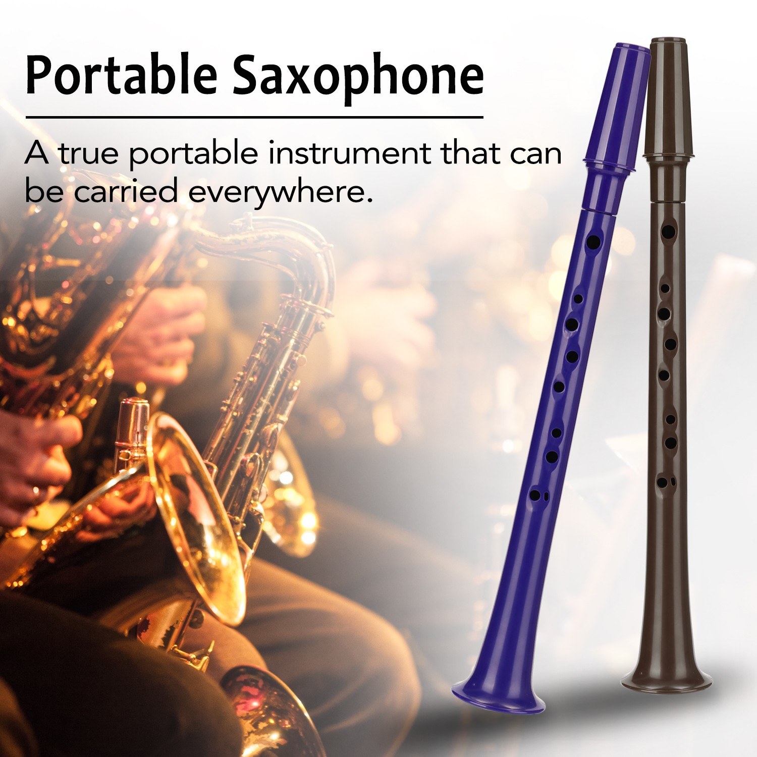 Pocket Sax Mini Portable Saxophone Little Saxophone With Carrying Bag Woodwind Instrument