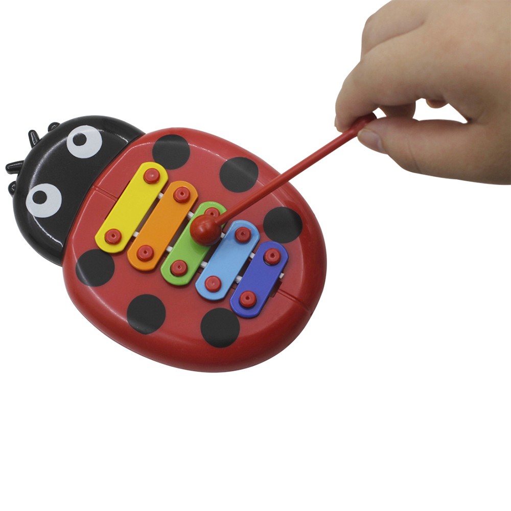 Musical Toys Percussion Instruments Band Rhythm Kit for Kids Children Toddlers Including Cute Tambourine