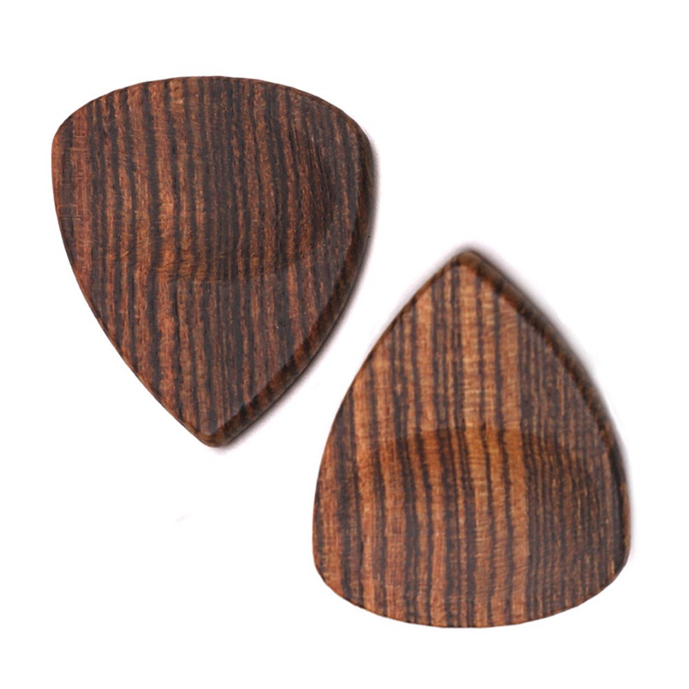 2pcs Wood Guitar Picks Plectrum for Acoustic Guitar Ukulele Bocote Wood