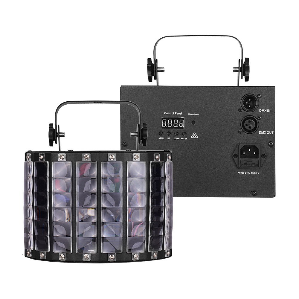 Portable Stage Light Lamp Colorful Lights Sound Activated Auto Disco Light with Remote Control for DJ Party Wedding Club Pub KTV