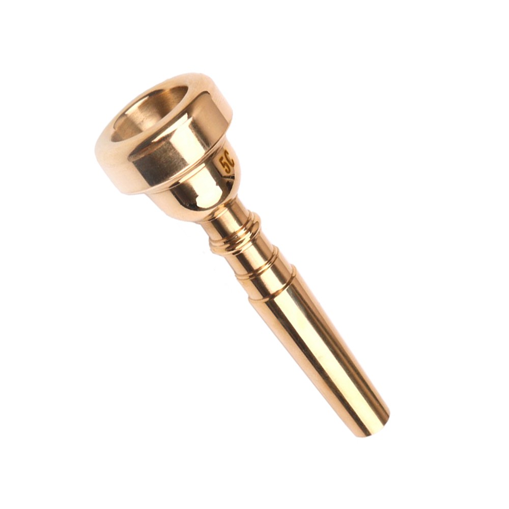 Trumpet Mouthpiece Musical Instrument Accessories Gold Plated 5C