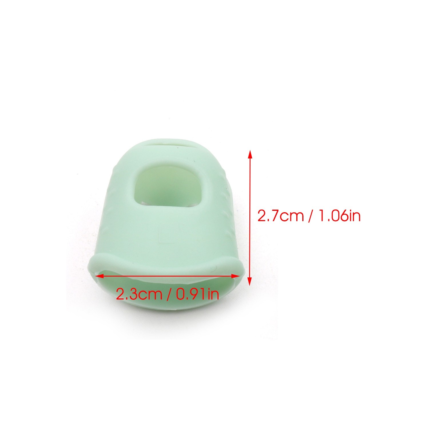 2pcs Kalimba Silicone Finger Fingertip Protectors for Kalimba Beginners Starters Green Large