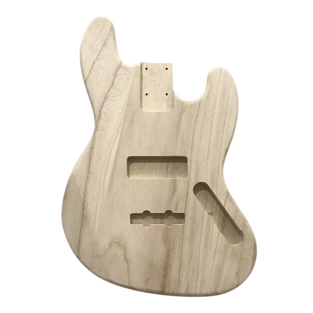 Polished Wood Type Electric Guitar Barrel DIY Electric Maple Guitar Barrel Body For JB Style Bass Guitar