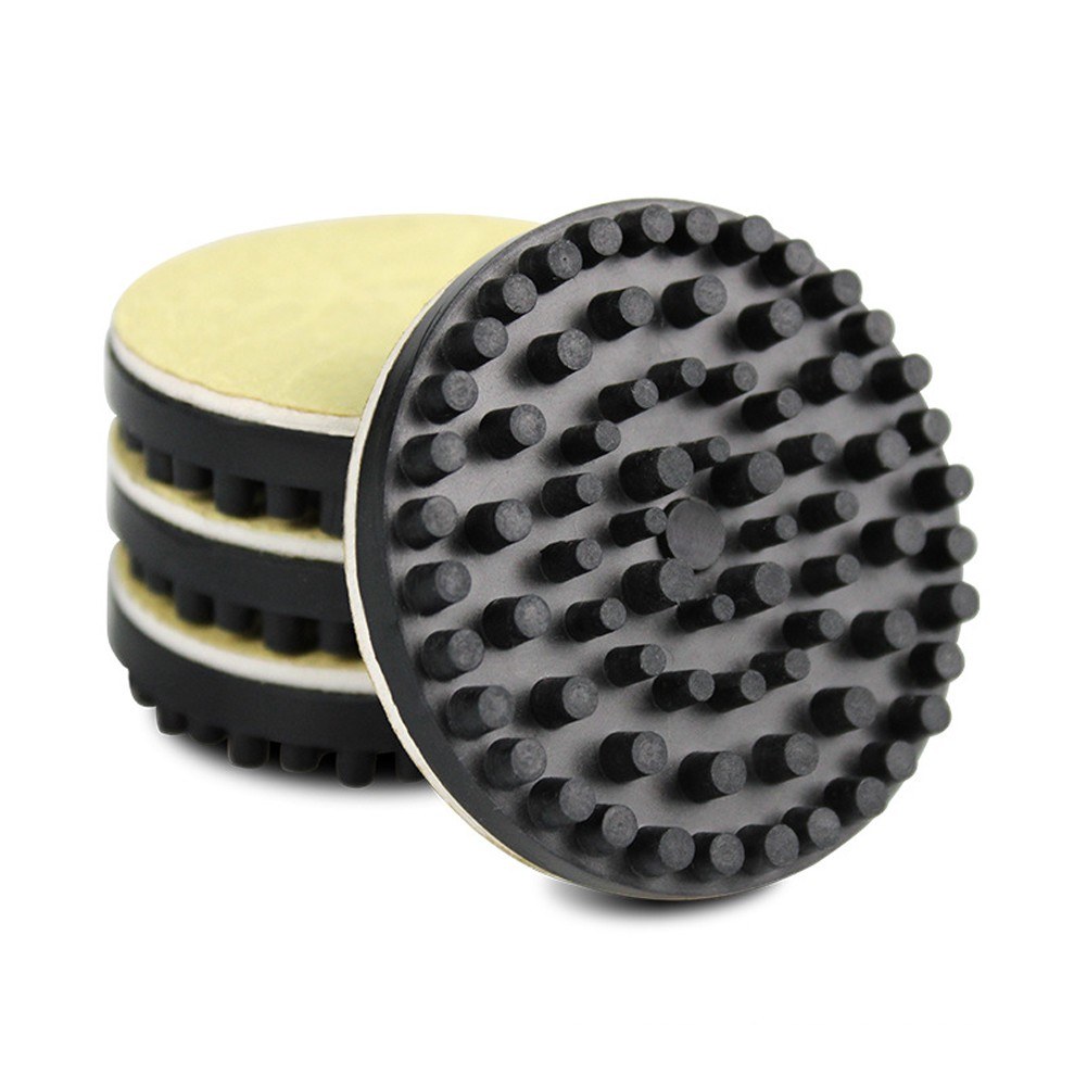 4pcs A Set Rubber Non-Skid Sound Dampening Pads for Vinyl Record Player Vibration-Absorption Isolation Pads