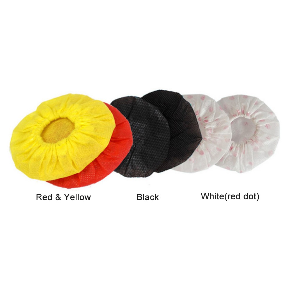 100Pcs Eco-friendly Microphone Covers Windscreen Dustproof Protection Mike Cover (Black)