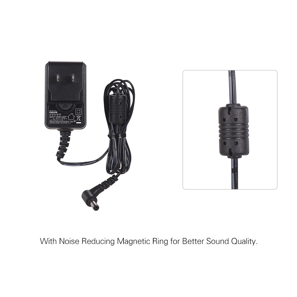 9V AC/DC Power Adapter Corded Power Supply Charger