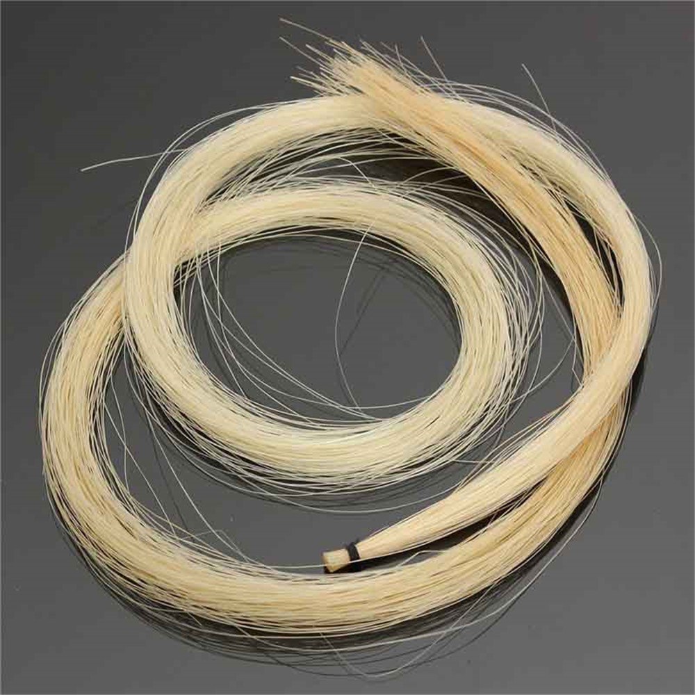 Professional Violin Bow Hair Made of Horsetail Suitable for Viola Cello and Bass Bows