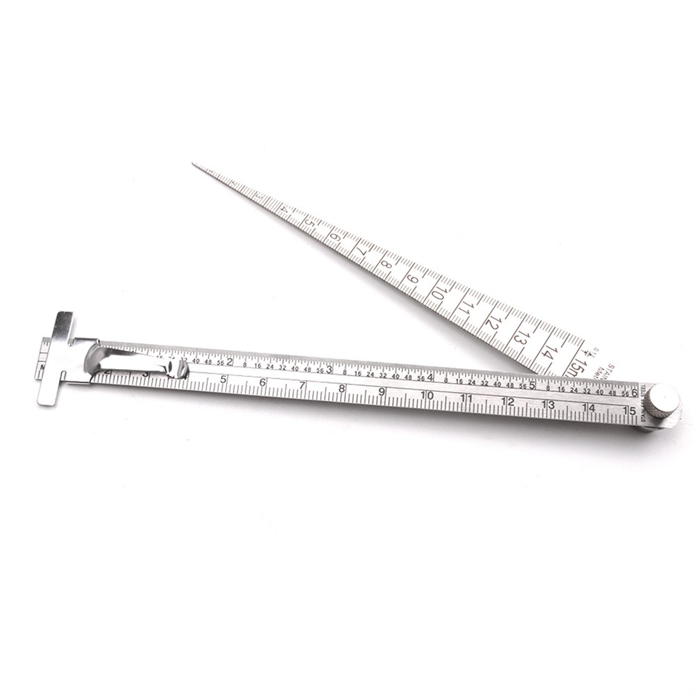 Stainless Steel Taper Gauge Wedge Feeler for Depth Hole Inspection