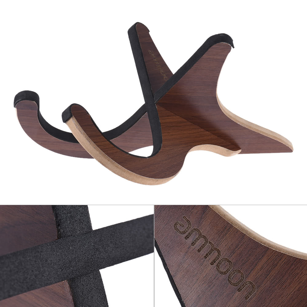  Wooden Foldable Instrument Stand Holder Supporter for Ukulele Mandolin Violin