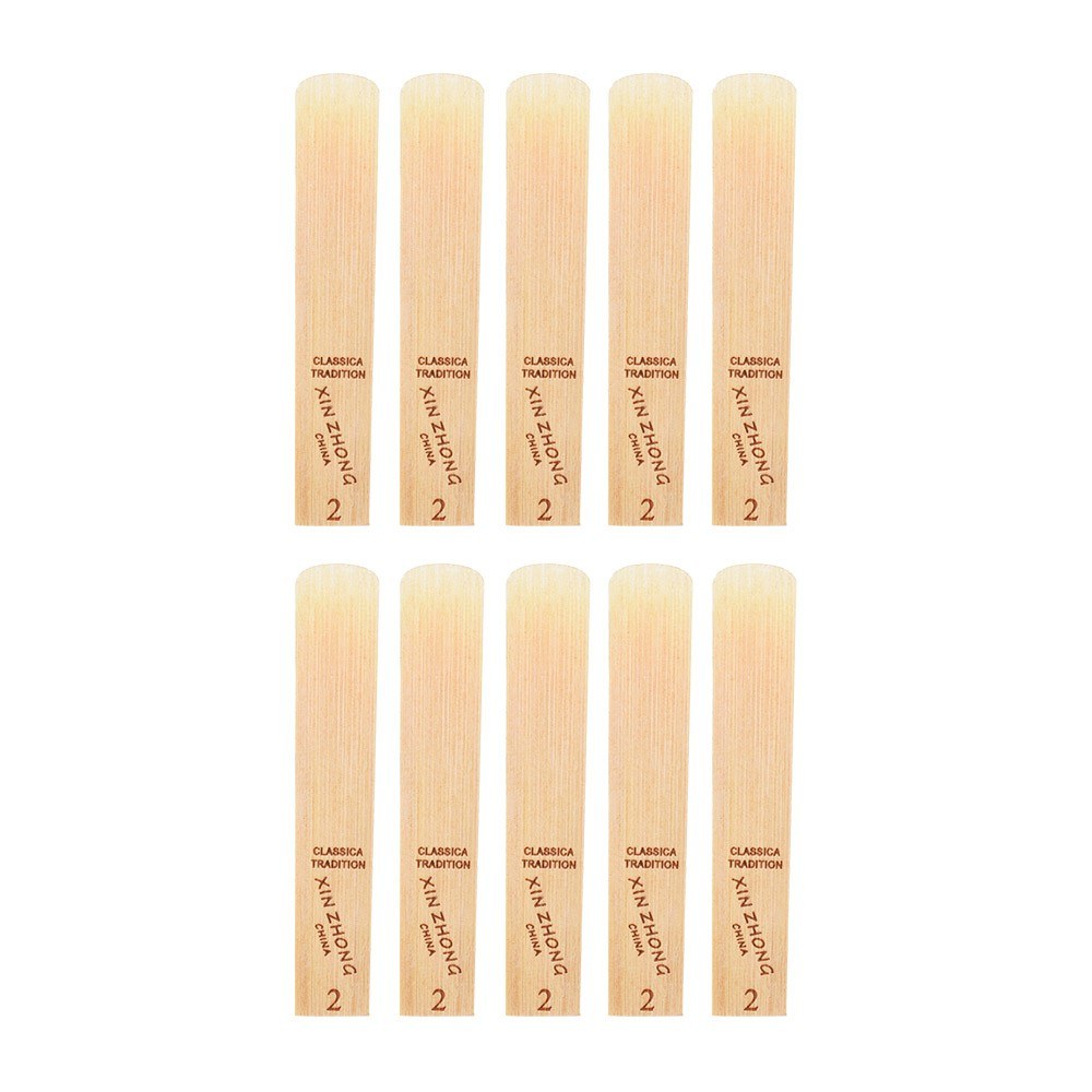 Normal Level G Clarinet Reeds Strength 2.0 for Beginners, 10pcs/ Box