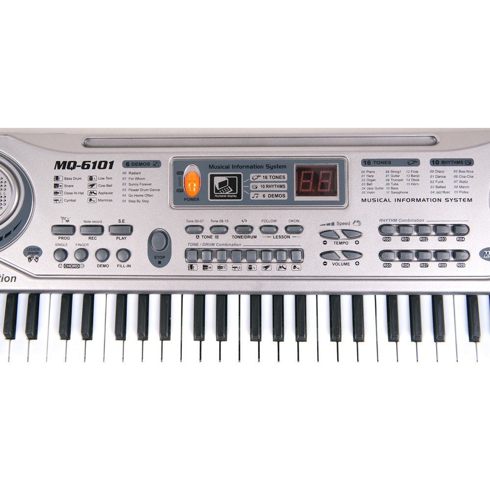 61 Keys Electronic Keyboard Piano LED Music Toy Educational Electone Christmas Gift for Children