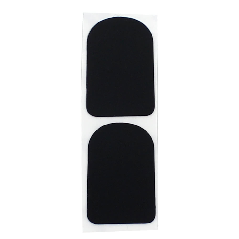 0.3mm 8pcs Black Rubber Soprano Saxophone Sax Clarinet Mouthpiece Patches Pads Cushions