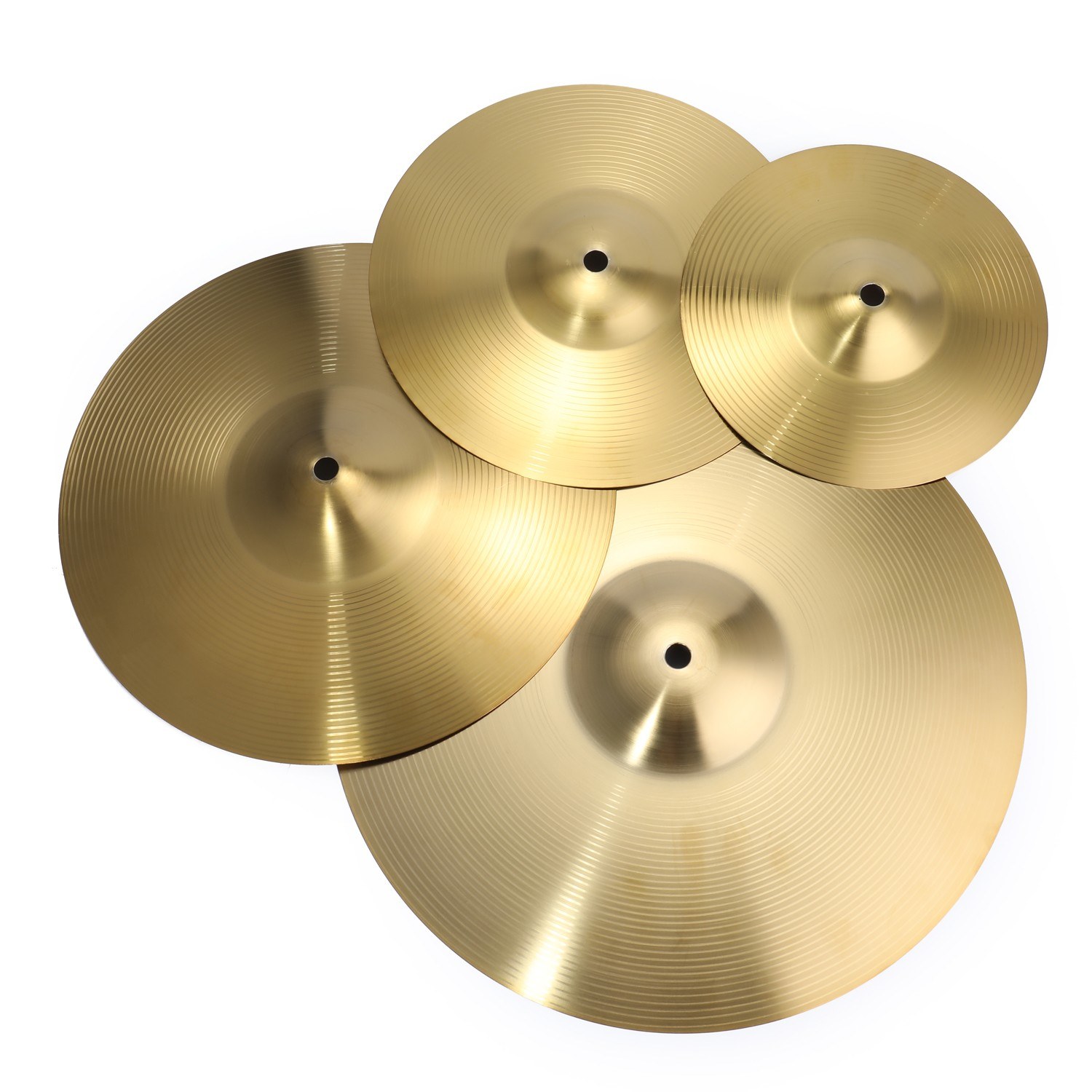 Brass Crash Cymbal Drum Instrument Cymbals Practical Alloy Cymbal for Percussion Instruments Players Beginners