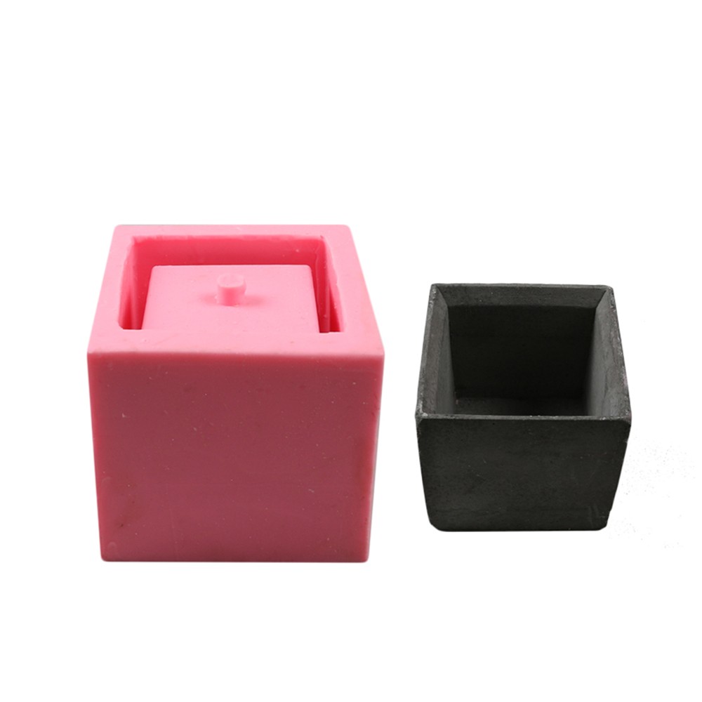 1Pcs Flower Pot Planter Cake Chocolate Silicone Mold Handmade Craft Tool Garden Decor Plant Flowerpot Cement Vase