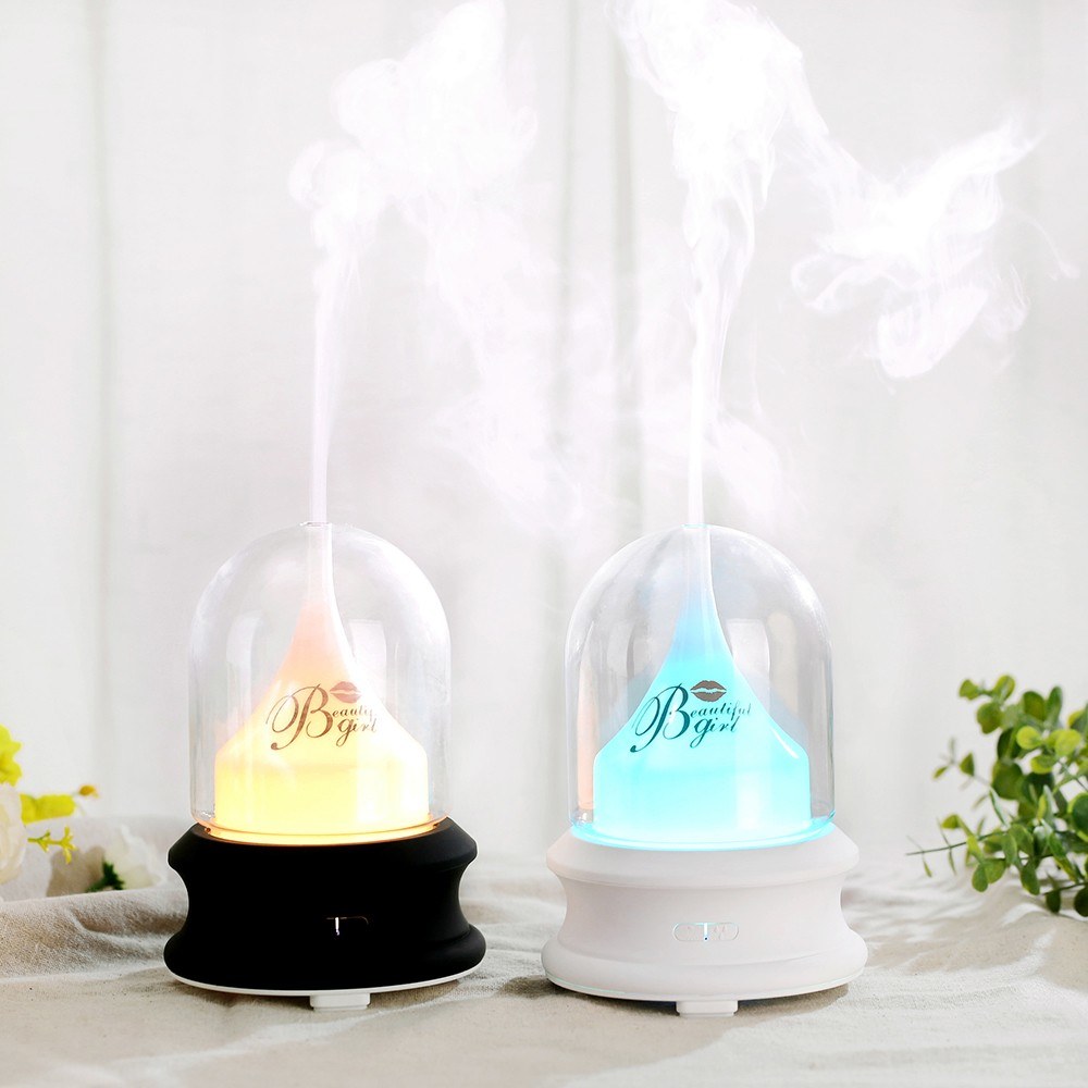 Streamer Aroma Diffuser Beautiful Shape Air Filter Freshener Essential Oil Diffuser Night Light for Home