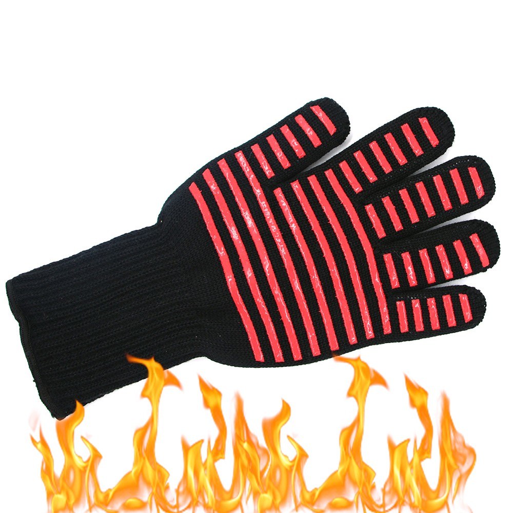 1Pair Long Heat Proof Oven Mitt Glove