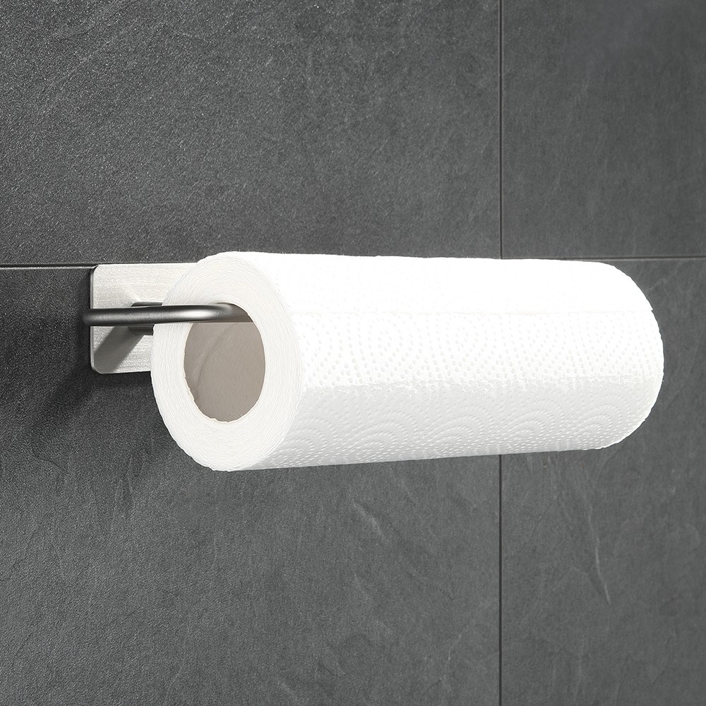 Wall Mount Horizontal Paper Towel Holder Kitchen Paper Towel Rack Dispenser Rack for Tissue Roll