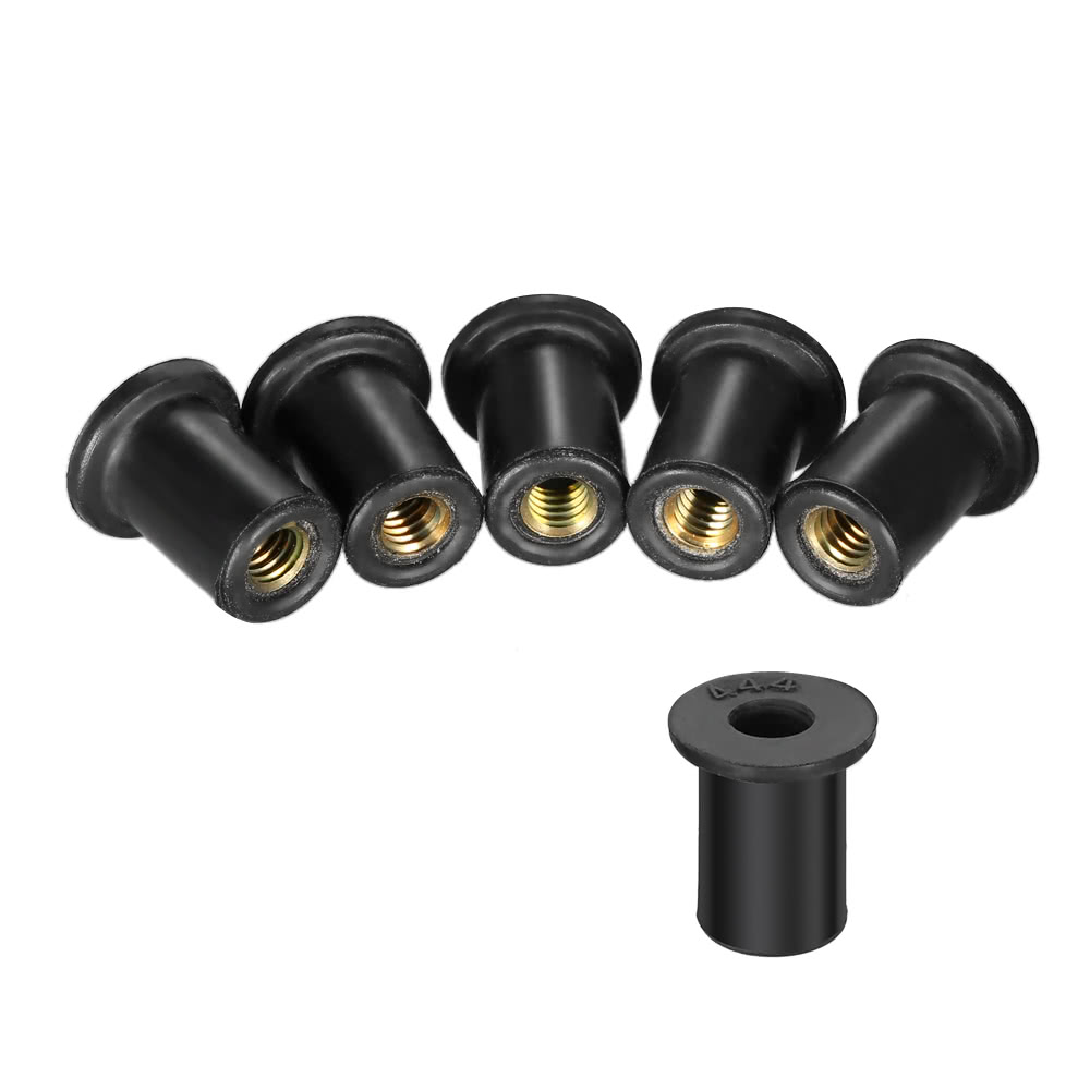 6pcs M4 / M5 / M6 Kayak Rubber Well Nuts Fastener