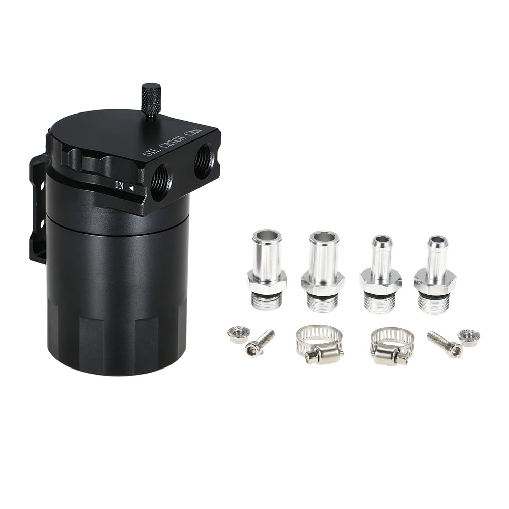 Universal Baffled Oil Catch Can Tank Reservoir