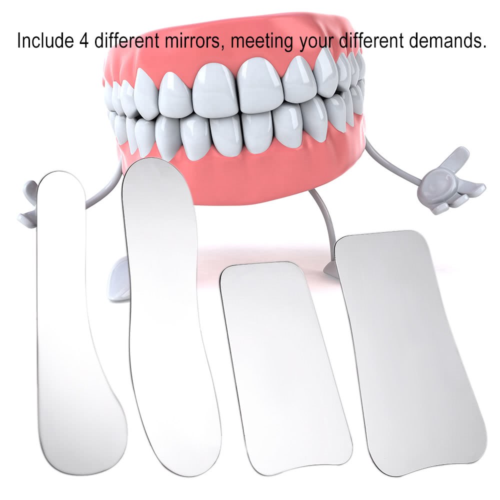 1 Set 4Pcs Stainless Steel Dental Photography