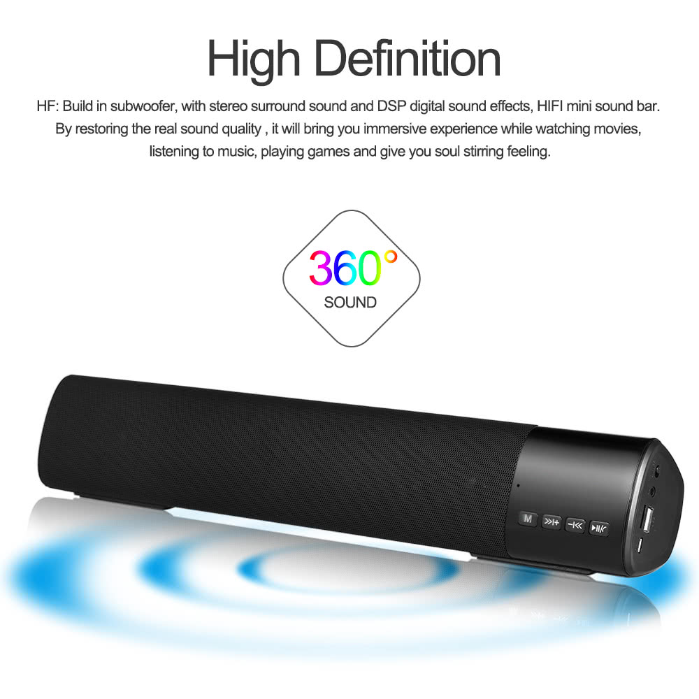 Wireless Bluetooth Speaker Stereo Music Player