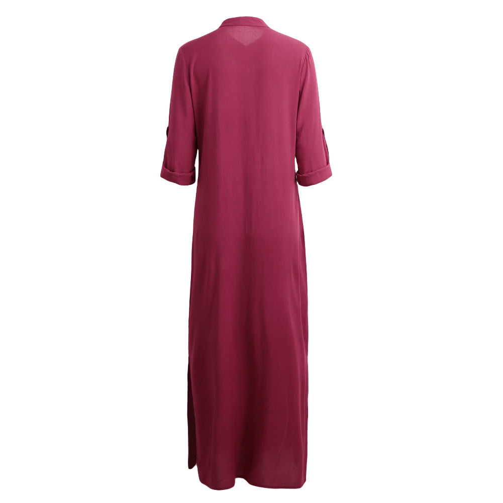 Women Retro Long Maxi Dress Elegant Sexy Ladies