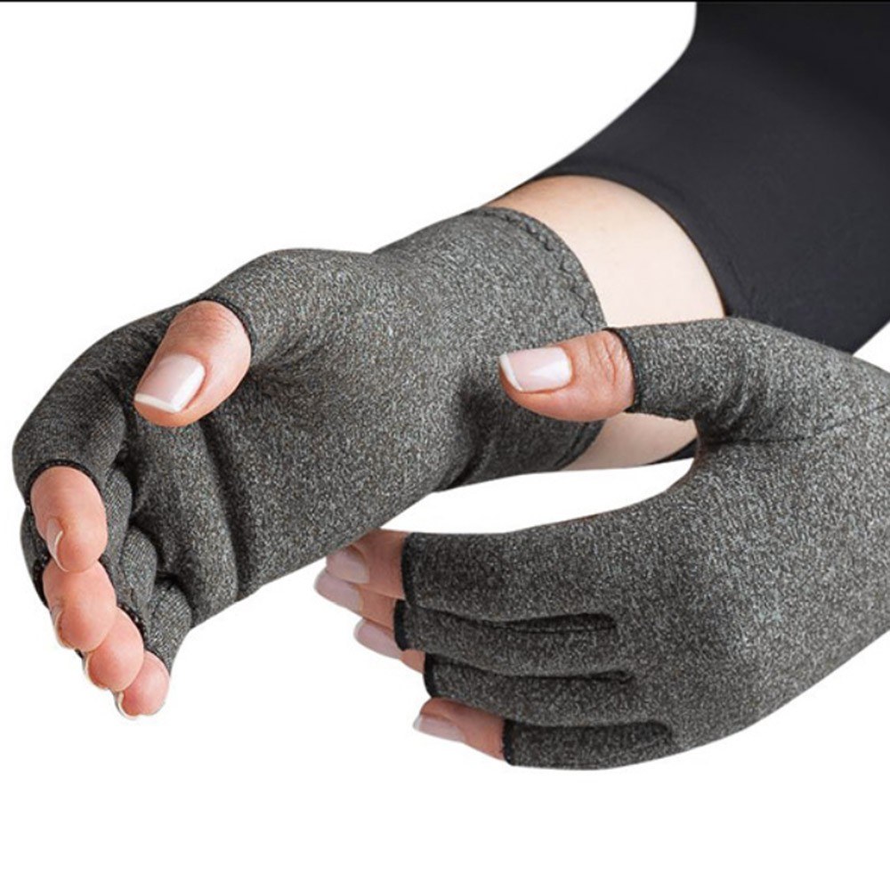 1 Pair Arthritis Gloves Unisex Arthritic Joint Pain Relief Hand Compression Gloves for Rheumatoid & Osteoarthritis