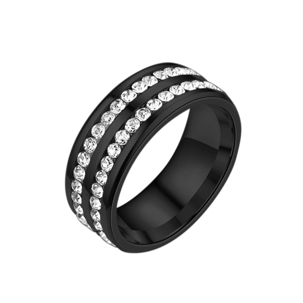 Healthcare Weight Loss Fat Burning Slimming Magnetic Ring Fully-Jewelled Health Care Finger Ring