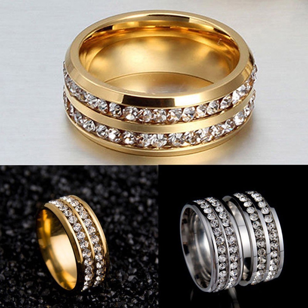 Healthcare Weight Loss Fat Burning Slimming Magnetic Ring Fully-Jewelled Health Care Finger Ring