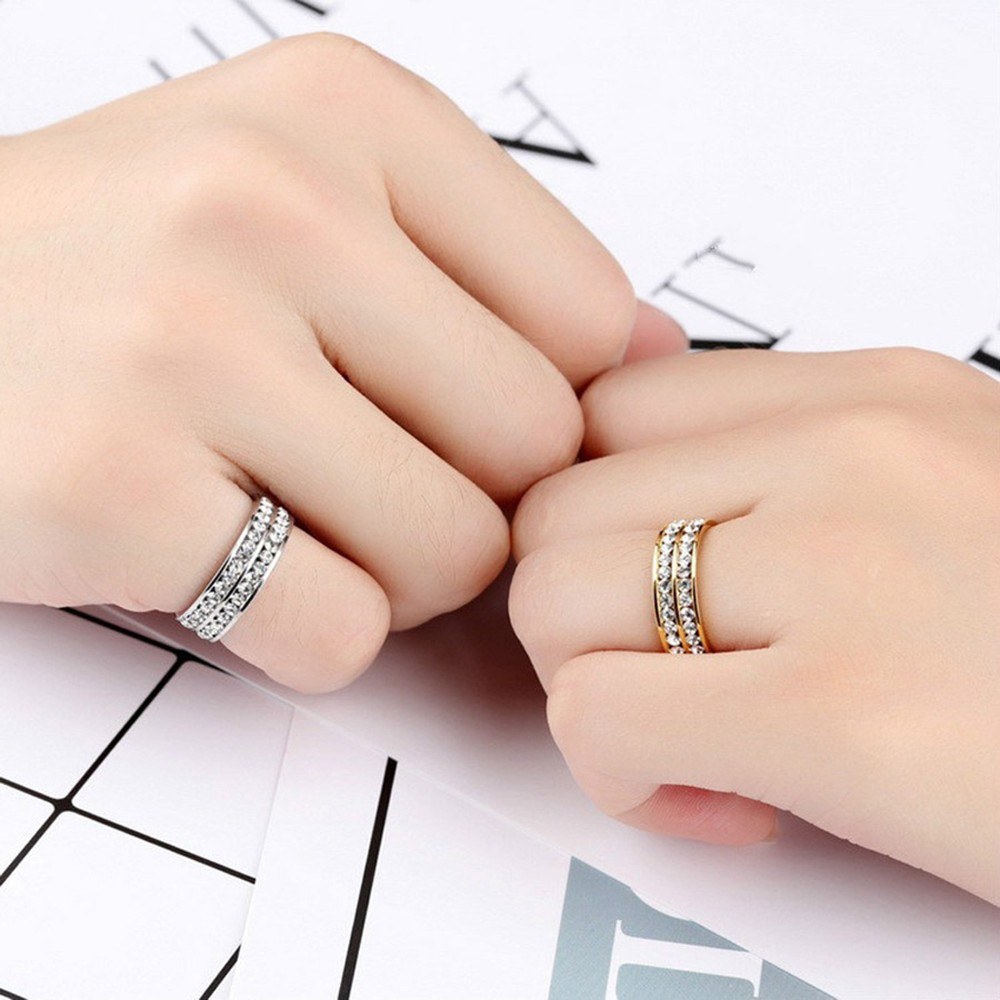 Healthcare Weight Loss Fat Burning Slimming Magnetic Ring Fully-Jewelled Health Care Finger Ring