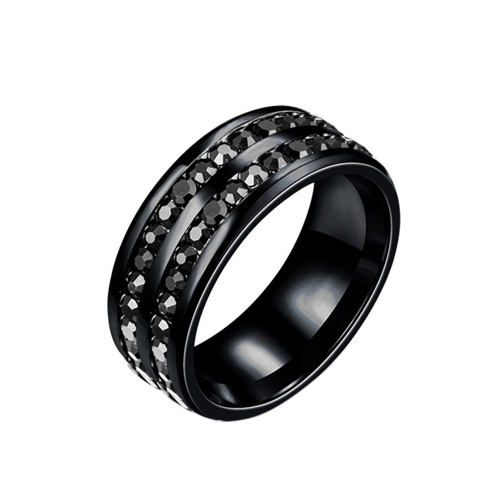 Healthcare Weight Loss Fat Burning Slimming Magnetic Ring Fully-Jewelled Health Care Finger Ring