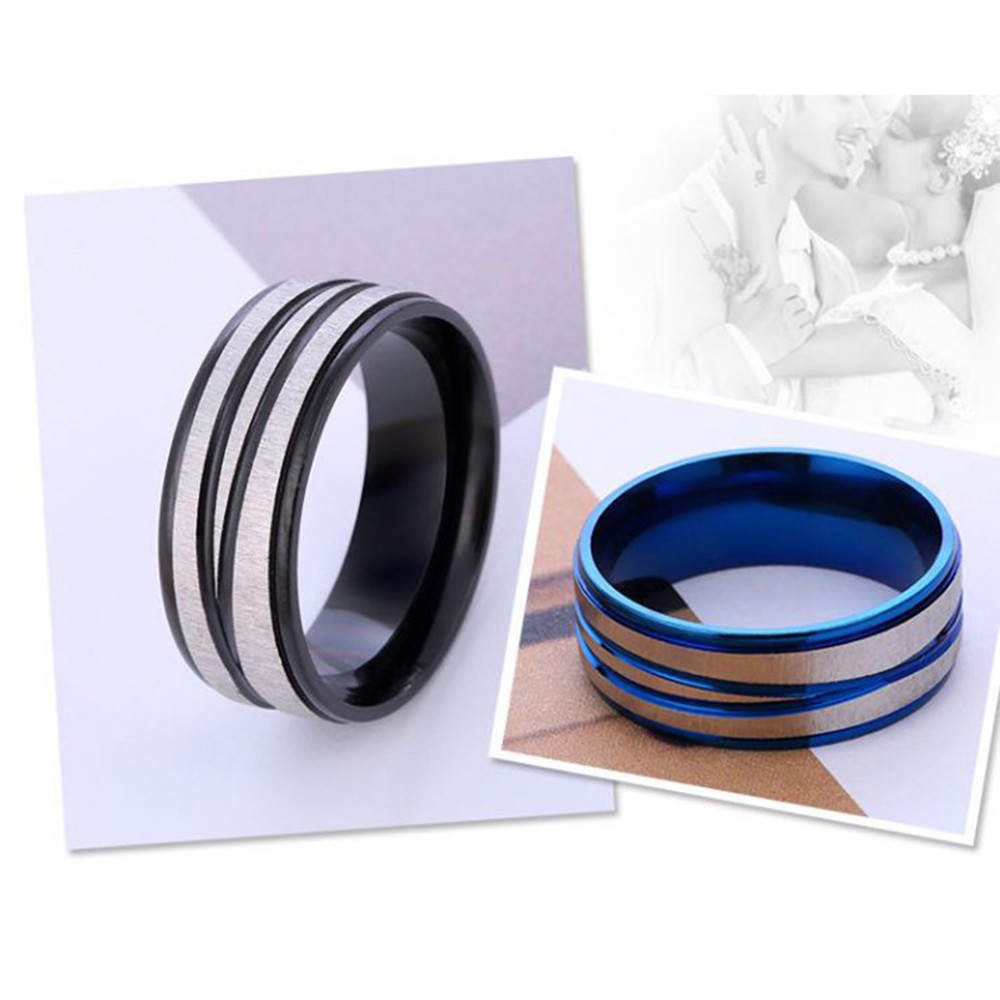 Simple Stainless Steel Medical Weight Loss Ring Fashion Magnetic Healthcare Finger Ring