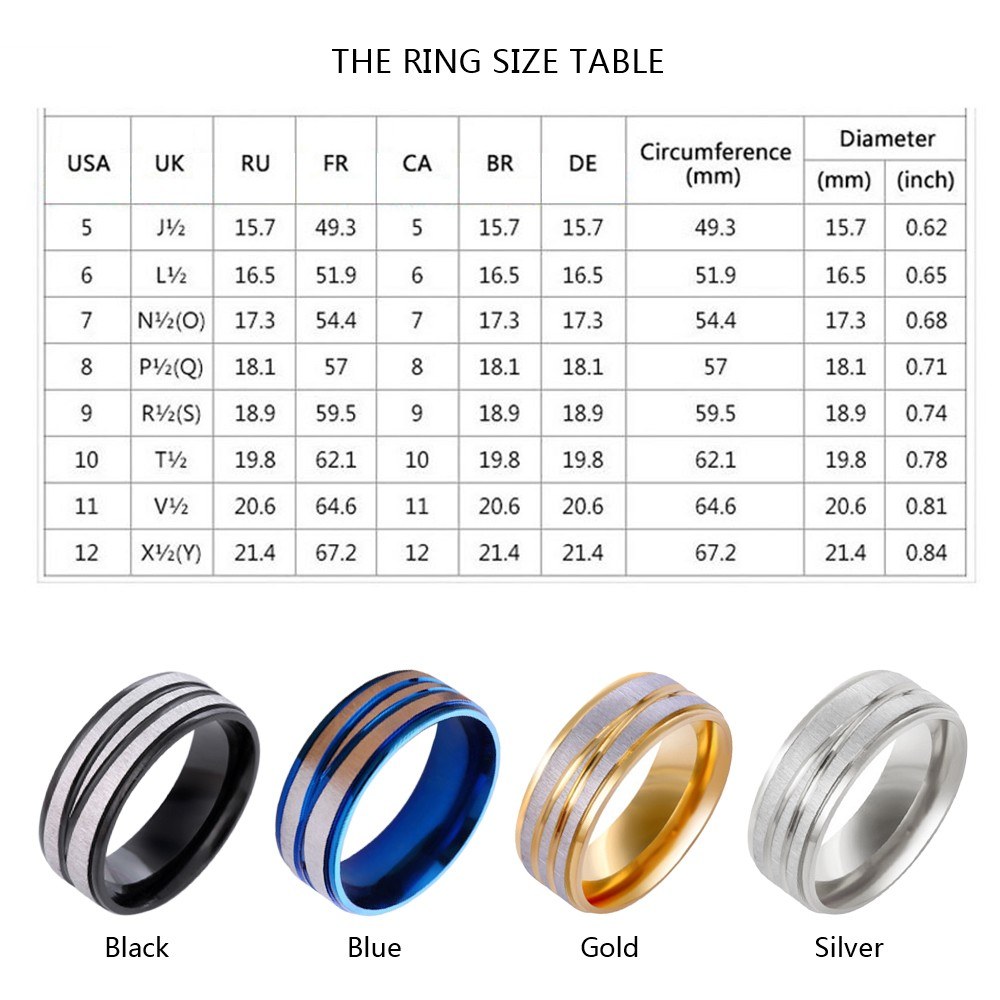 Simple Stainless Steel Medical Weight Loss Ring Fashion Magnetic Healthcare Finger Ring