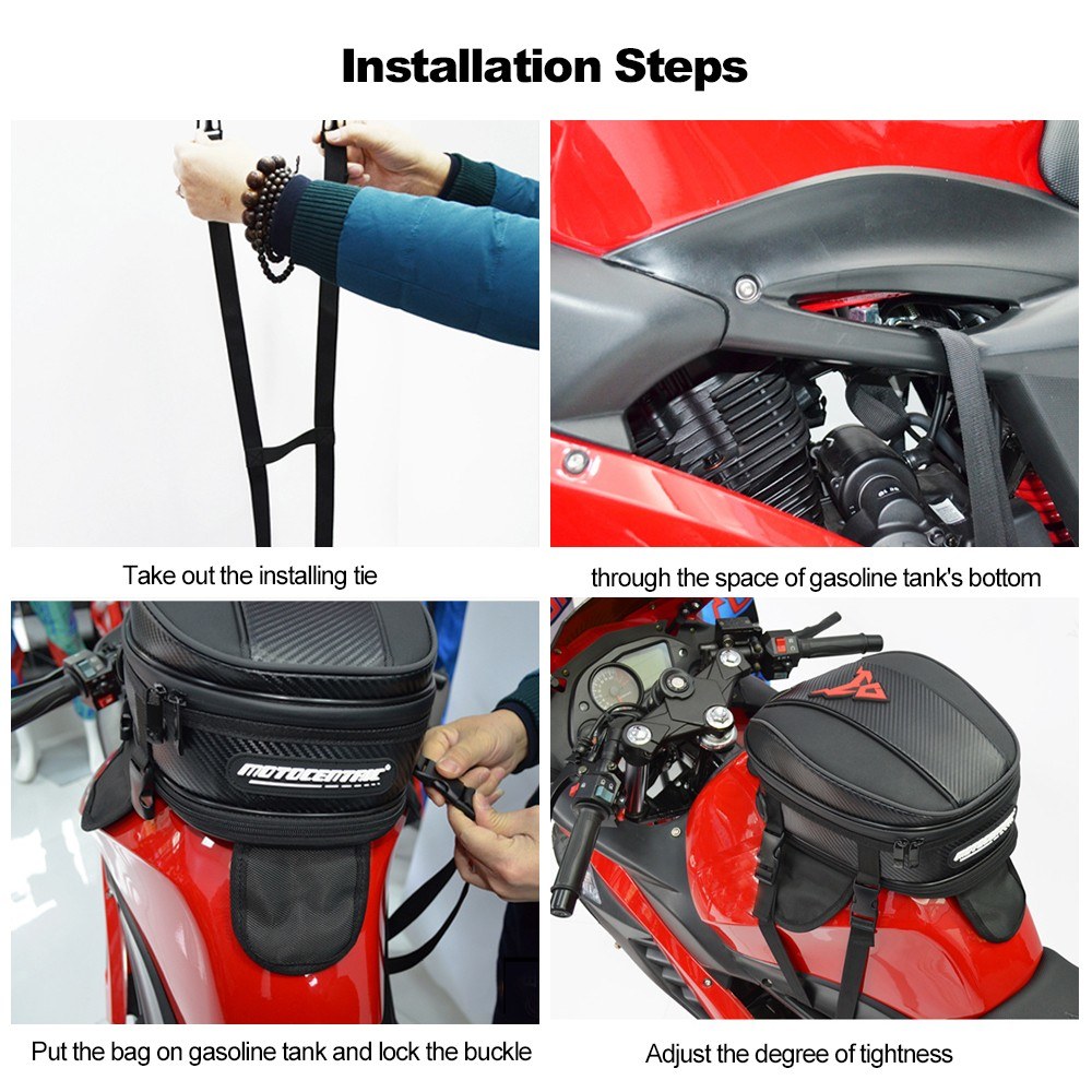 Universal Multifunctional Seat Bag Riding Tribe Motorcycle Tail Bag Riding Backseat Rear Storage Bag