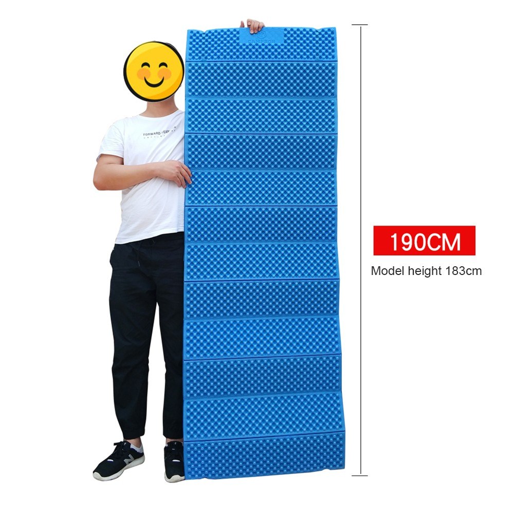 190x57cm Camping Mat Ultralight Foam Camping Mat Seat Folding Beach Mat Picnic Mat Sleeping Pad Outdoor Mattress