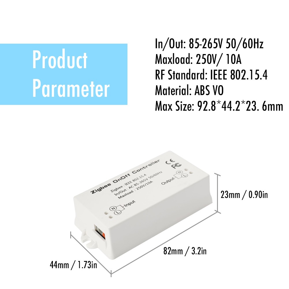 On/Off Intelligent Timing APP Remote Control Automation DIY Flame Retardant ABS Home Module AC85-265V 10A Switch Controller