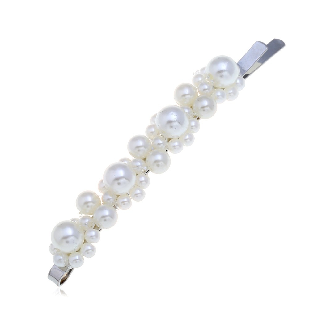 Fashion Girls Women Pearls Hair Clip Sweet Hairgri Hairpin Hair Accessories