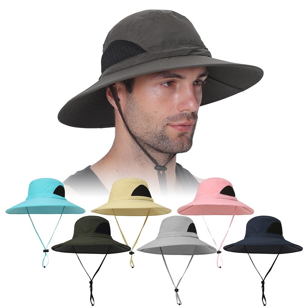 Sun Hat Summer Cap Wide Brim UV Protection Cap For Camping Fishing Hiking Mountaineering